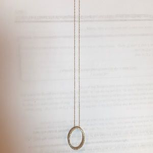 Gold and diamond necklace